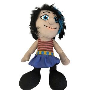 Kellytoy Despicable Me Margo Plush Doll Multicolor Striped Shirt Blue Skirt 9"